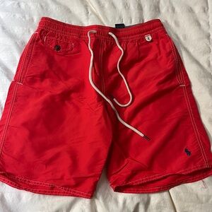 Polo Ralph Lauren Red Swim Shorts